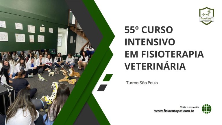 55º Curso Intensivo de Fisioterapia Veterinária Híbrido SP