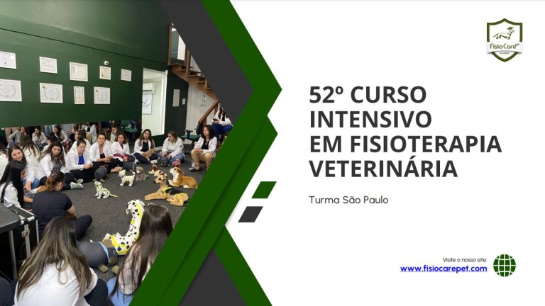 52º CURSO INTENSIVO EM FISIOTERAPIA VETERINÁRIA