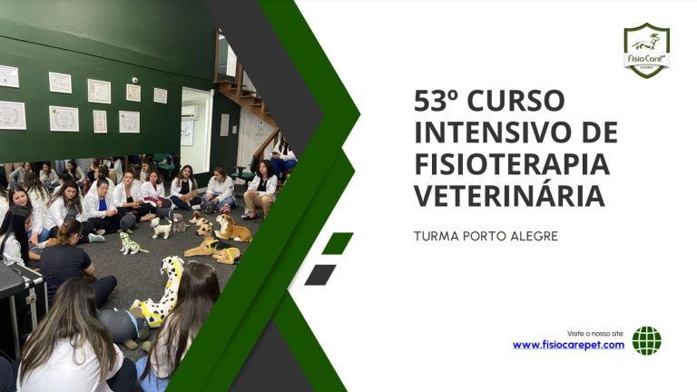 53º CURSO INTENSIVO DE FISIOTERAPIA VETERINÁRIA