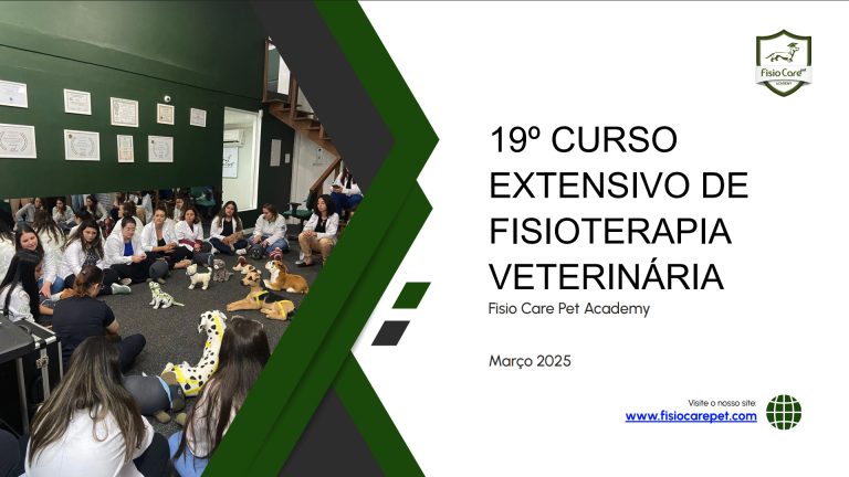 19º CURSO EXTENSIVO DE FISIOTERAPIA VETERINÁRIA